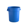 10 Gallon Blue Round Commercial Trash Can - PRO&Family