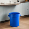 10 Gallon Blue Round Commercial Trash Can - PRO&Family