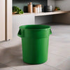 10 Gallon Green Round Commercial Trash Can - PRO&Family