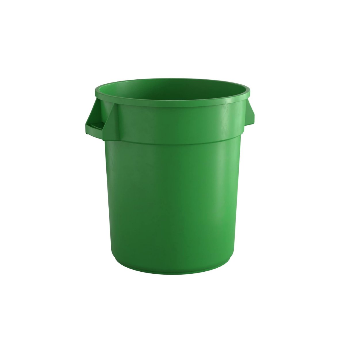 10 Pack! 20 Gallon Green Round Commercial Trash Can - PRO&Family