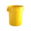 10 Pack! 32 Gallon Yellow Round Commercial Trash Can - PRO&Family