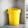 10 Pack! 32 Gallon Yellow Round Commercial Trash Can - PRO&Family