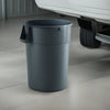 10 Pack! 44 Gallon Gray Round Commercial Trash Can - PRO&Family