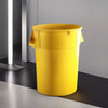 10 Pack! 44 Gallon Yellow Round Commercial Trash Can - PRO&Family