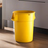 10 Pack! 44 Gallon Yellow Round Commercial Trash Can - PRO&Family