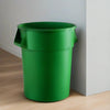 10 Pack! 55 Gallon Green Round Commercial Trash Can - PRO&Family