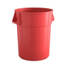 10 Pack! 55 Gallon Red Round Commercial Trash Can - PRO&Family