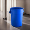 44 Gallon Blue Round Commercial Trash Can - PRO&Family