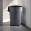 44 Gallon Gray Round Commercial Trash Can - PRO&Family