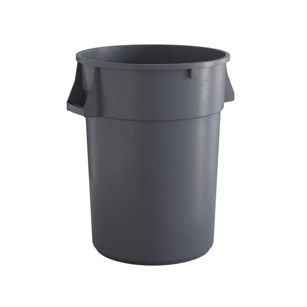 44 Gallon Gray Round Commercial Trash Can - PRO&Family