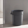 5 Pack! 20 Gallon Gray Round Commercial Trash Can - PRO&Family