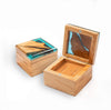 Wedding Wooden Ring Box With Epoxy Resin - PRO&Family